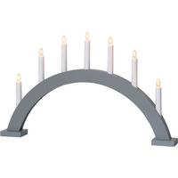 Led-dekoleuchte 230-31 Kerzenständer - Weiß/Grau, Basics, Holz/Kunststoff (57/6/34cm) - Eglo