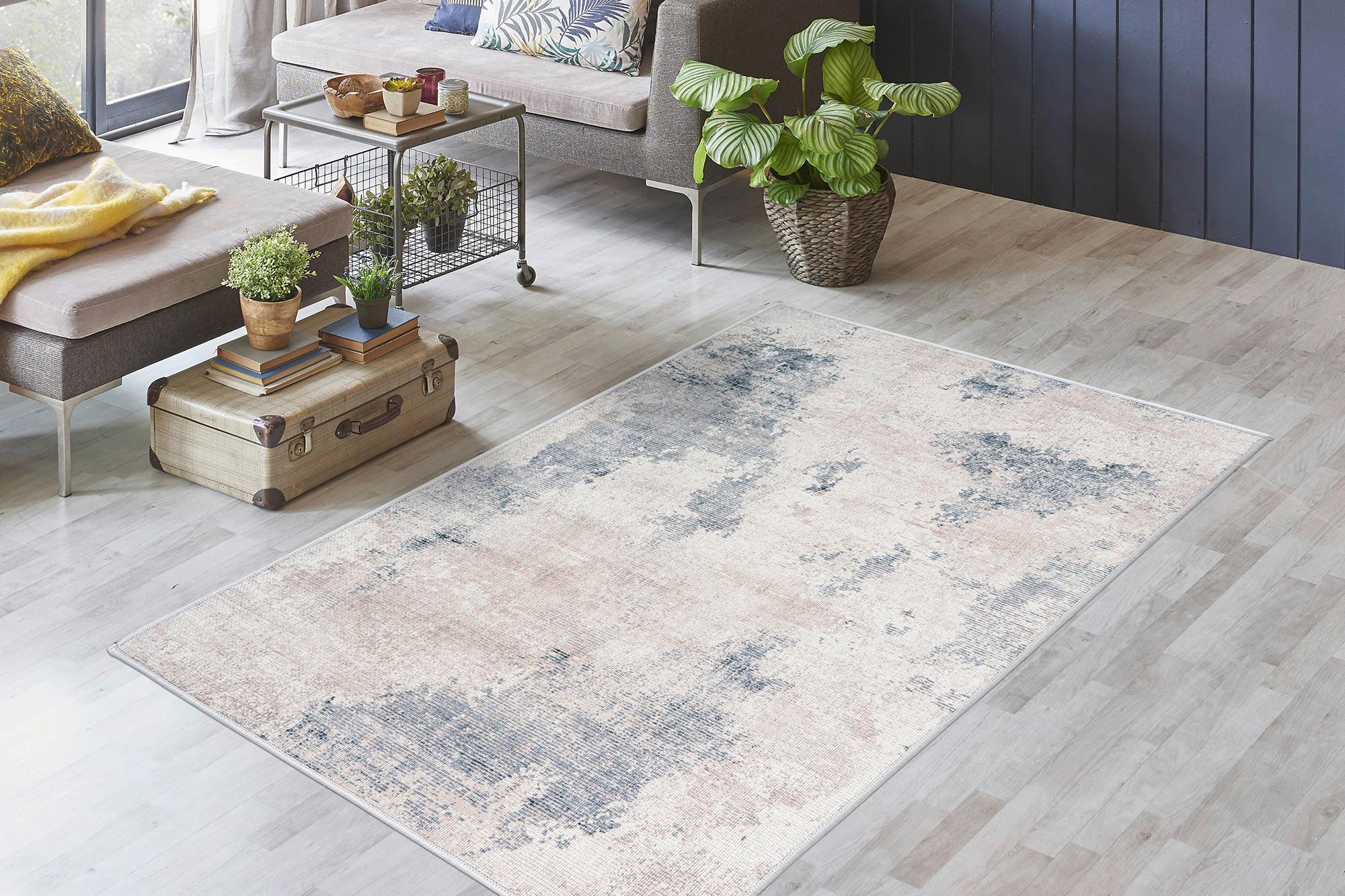 Flachwebteppich Maika 600 - Grau, KONVENTIONELL, Textil (80/150cm)