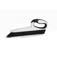 Reinigungsbürste L: 31 cm Gummi Ergonomisch - Schwarz/Weiß, Basics, Kunststoff (31/12/2,5cm)