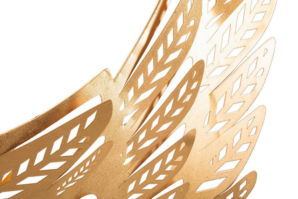 Wanddeko Ali Light Goldfarben B: 43,5 Cm - Goldfarben, Basics, Metall (43.5/90/3.5cm)