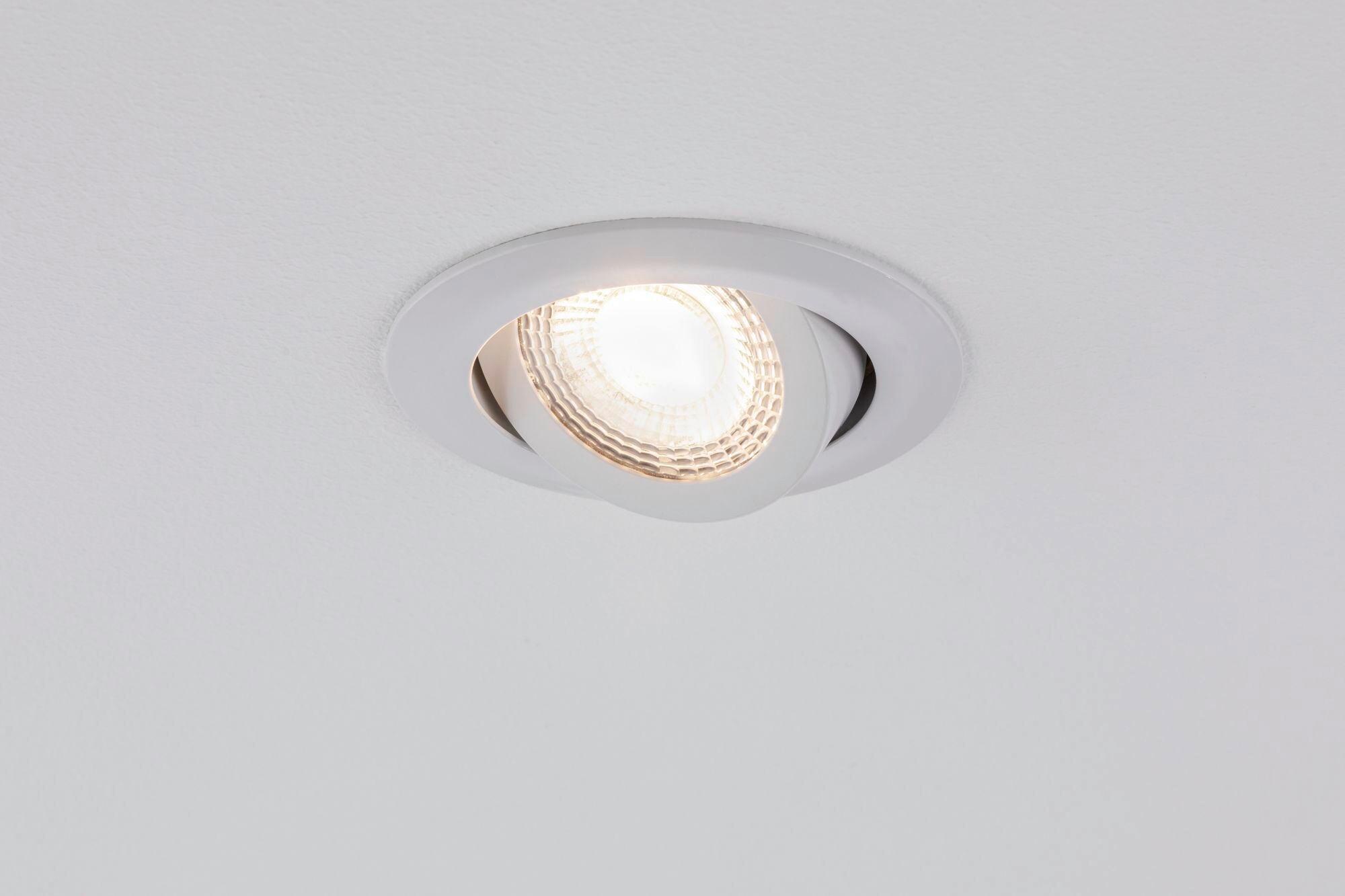 Einbauspot Ø 8,2 cm Weiß 3-teilig Kippbar - Design (8,2cm) - Paulmann