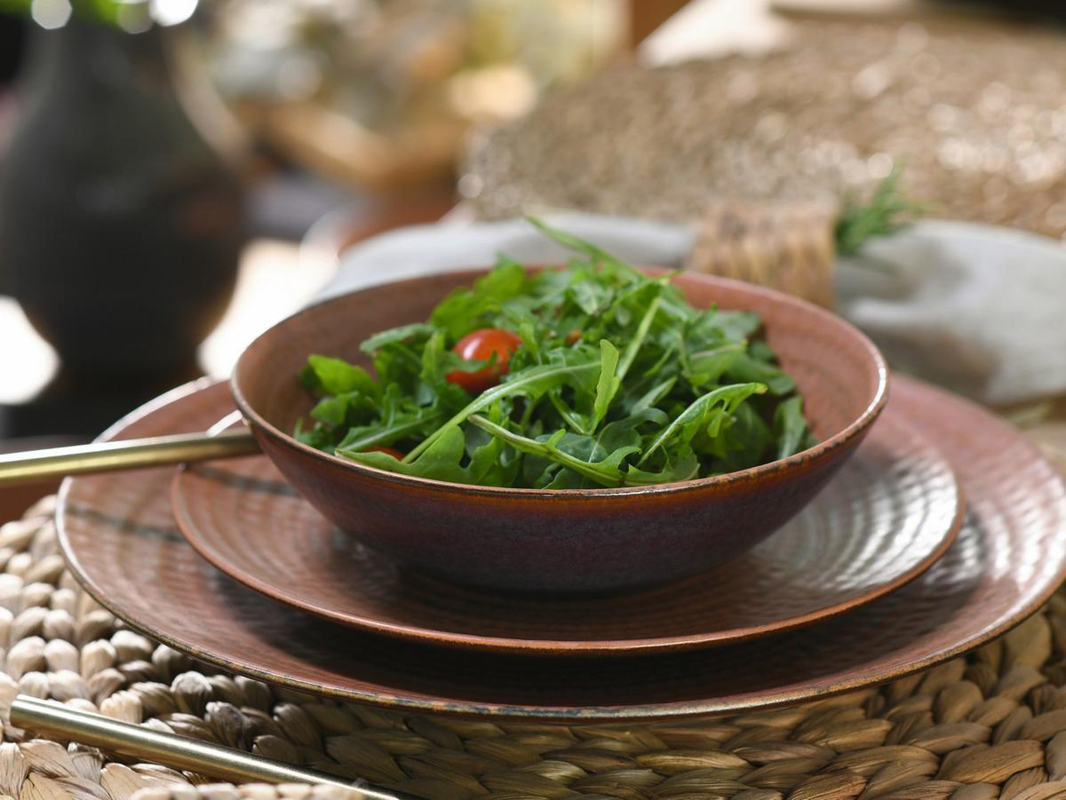 Tafelservice Neapel 16-Teilig Steingut, Braun, 4 Personen - Terracotta/Braun, Basics, Keramik - Creatable