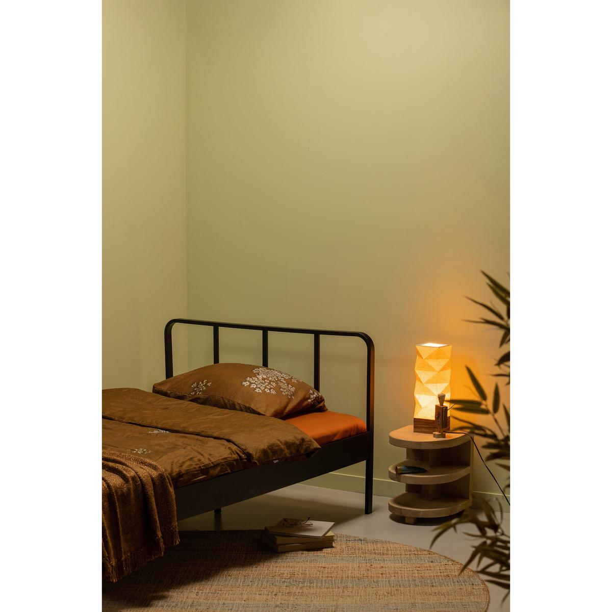 METALLBETT Mees Schwarz 120x200cm - Schwarz, Basics, Metall (120/200cm) - MID.YOU