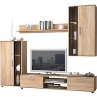 Wohnwand Neon - Trend (233/190/40cm)