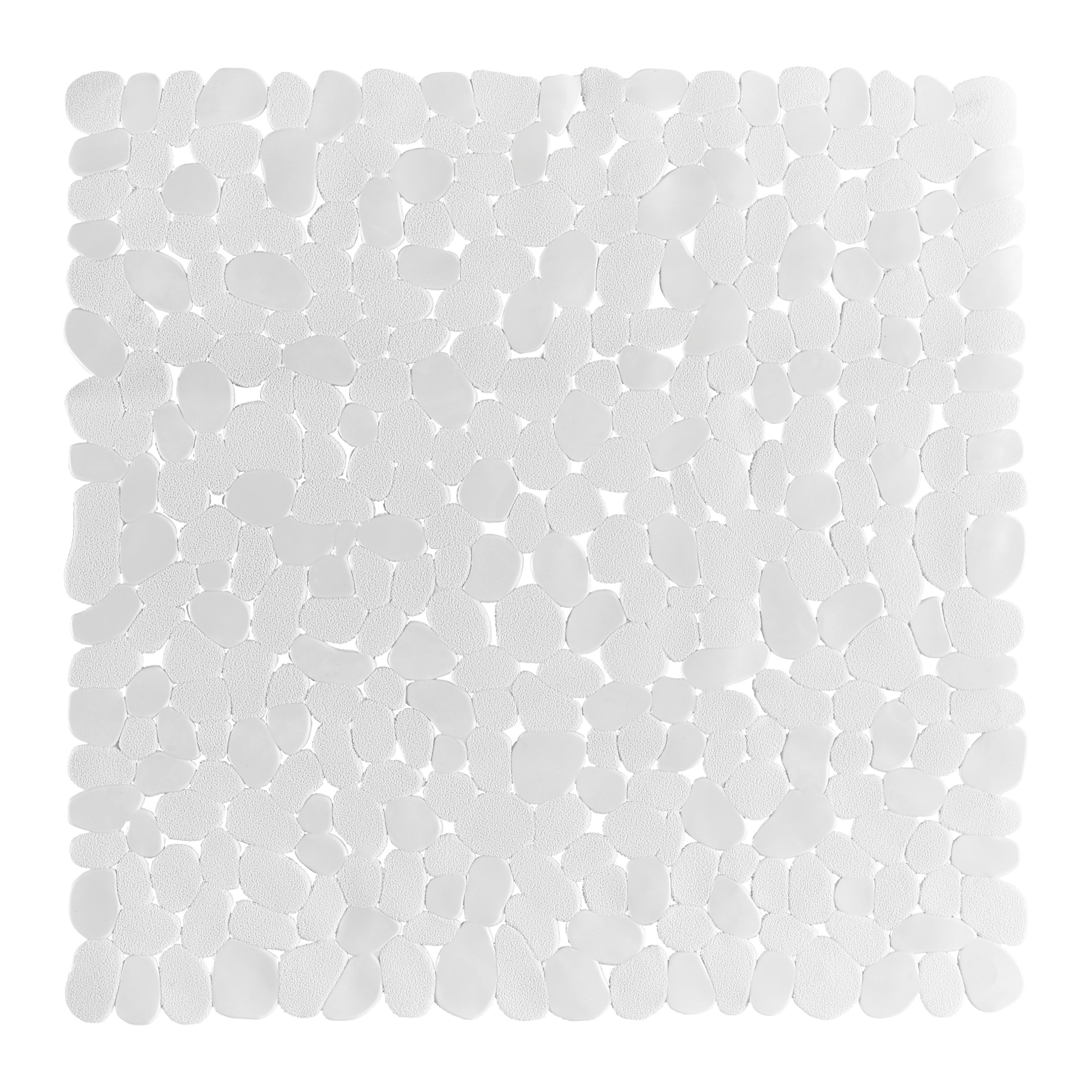 Sprchová vložka Stones, 50/50cm, bílá - plast (50/50cm) - Modern Living
