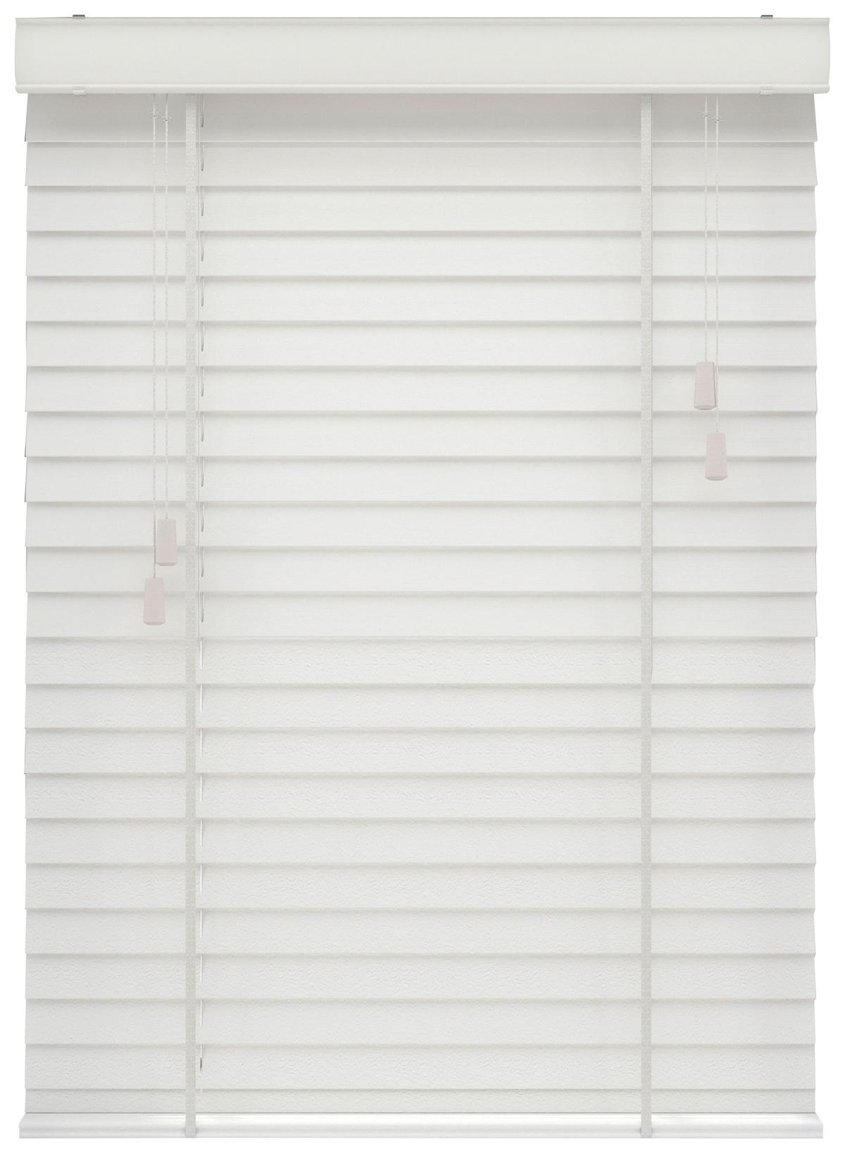 Jalousie Venetian 90x130 Cm Mit Schnürzug - Weiß, Natur, Holz (90/130cm)