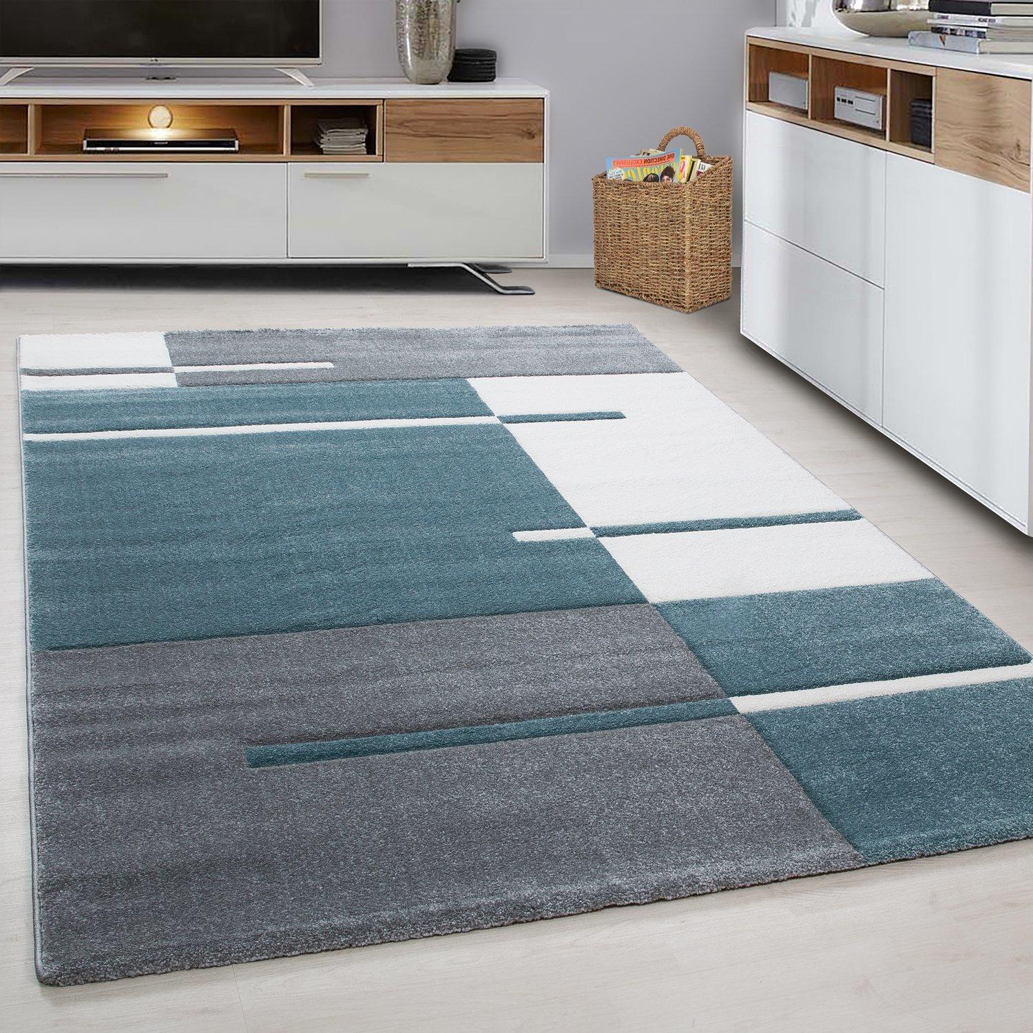 Webteppich Blau Naturfaser Hawaii 160x230 Cm - Blau, KONVENTIONELL, Textil (160/230cm) - Novel