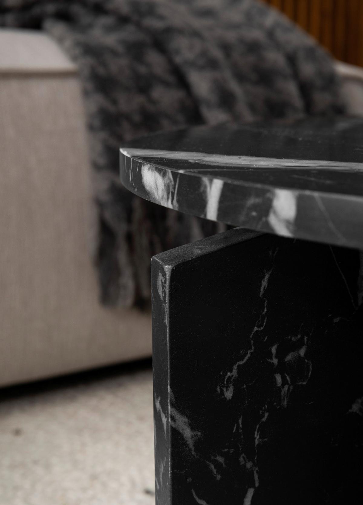 Couchtisch Schwarz L: 70 Cm - Schwarz, Design, Holzwerkstoff (70/33/70cm) - Livetastic