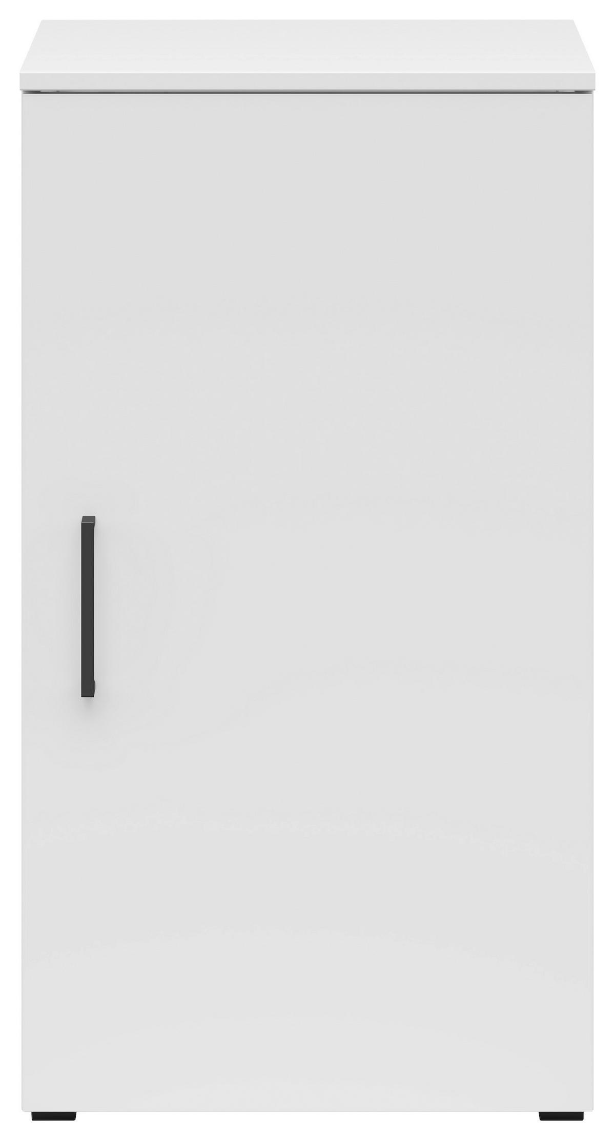 Komoda MULTISTAURAUM š: 45 cm - čierna/biela, Modern, kompozitné drevo/plast (45/83/40cm)