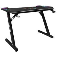 Gamingtisch Minecraft - Multicolor/Schwarz, MODERN, Holzwerkstoff/Metall (120/60/74cm) - Minecraft