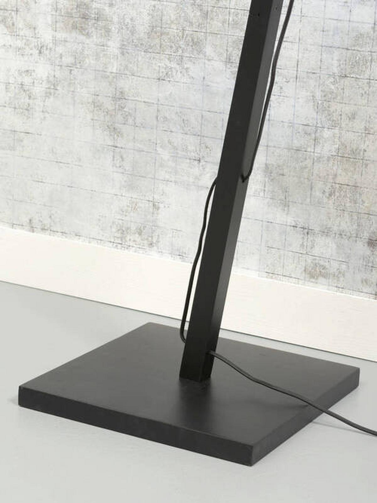 Stehleuchte Iguazu/F/Ad/B/5022/N - Schwarz/Naturfarben, Trend (50/165/207cm) - Good & Mojo