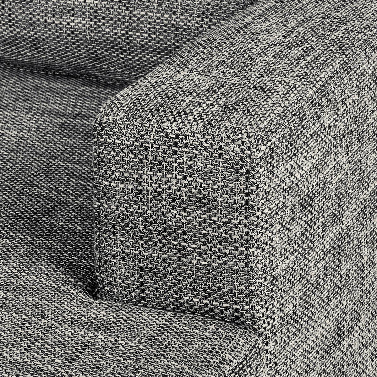 Ecksofa Grenwood Grau S: 200x144 cm - Chromfarben/Grau, Design, Textil (200/144cm) - MID.YOU