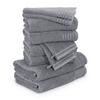 Frottierset Möve New Classic Handtuchset - Grau, Basics, Textil - Moeve