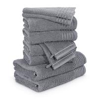 Frottierset Möve New Classic Handtuchset - Grau, Basics, Textil - Moeve