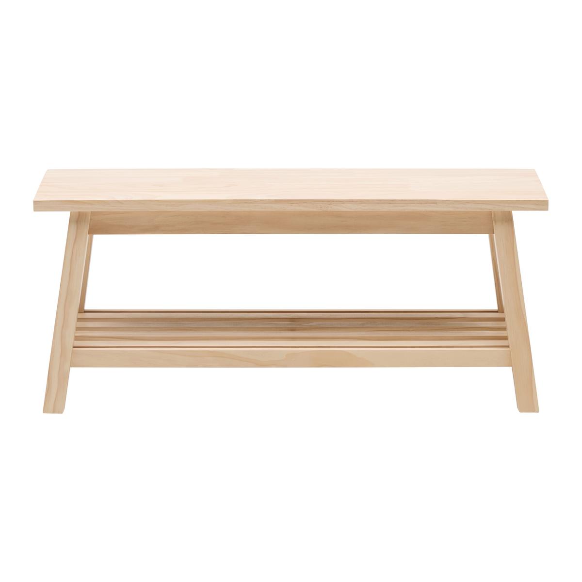 VIACÚČELOVÁ LAVICA FIDUS I -TREND- - prírodná farba, Konventionell, drevo (90/38/26cm) - Mömax