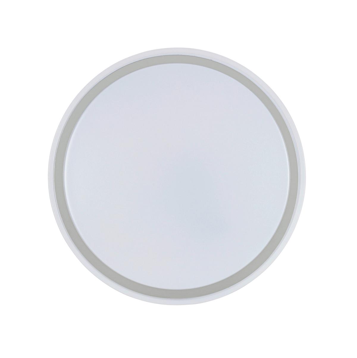 STROPNÉ LED SVIETIDLO FARBI - biela/chrómová, Modern, kov/plast (38/38/6cm) - Mömax