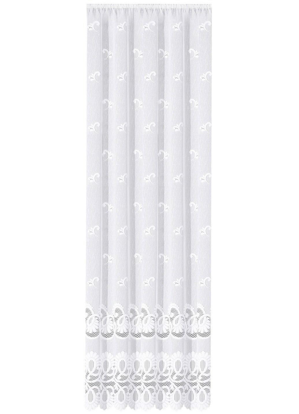 Fertigstore Leonora 175/600 Cm - Weiß, KONVENTIONELL, Textil (600/175cm)