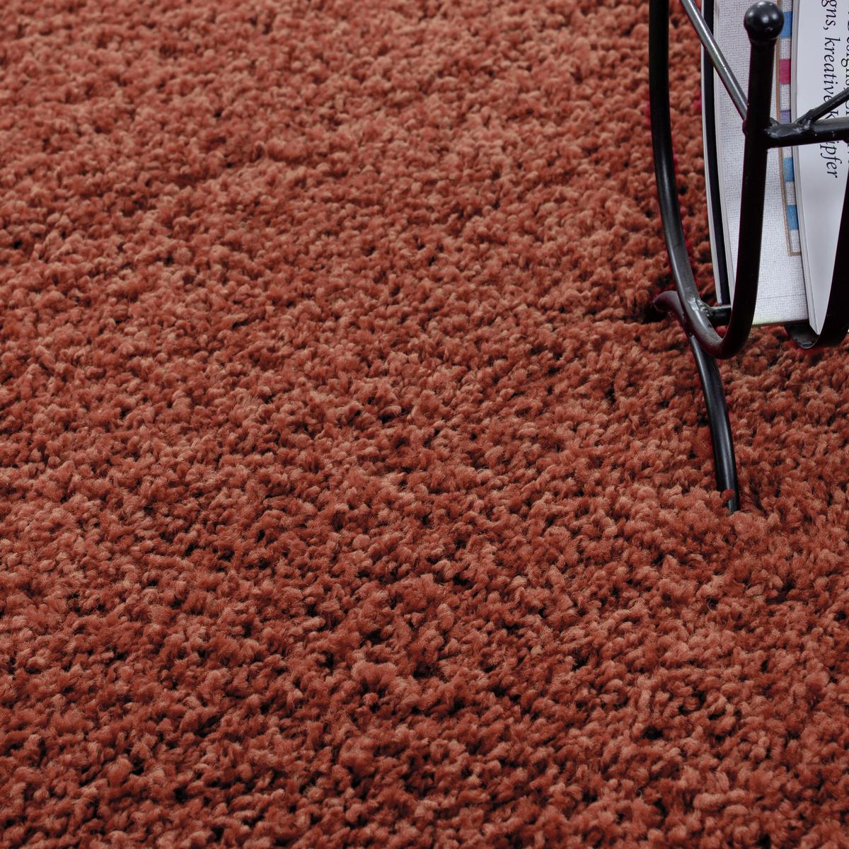 Hochflor Teppich Terra Cotta Life 120x170 cm - Terracotta, KONVENTIONELL, Textil (120/170cm) - Novel