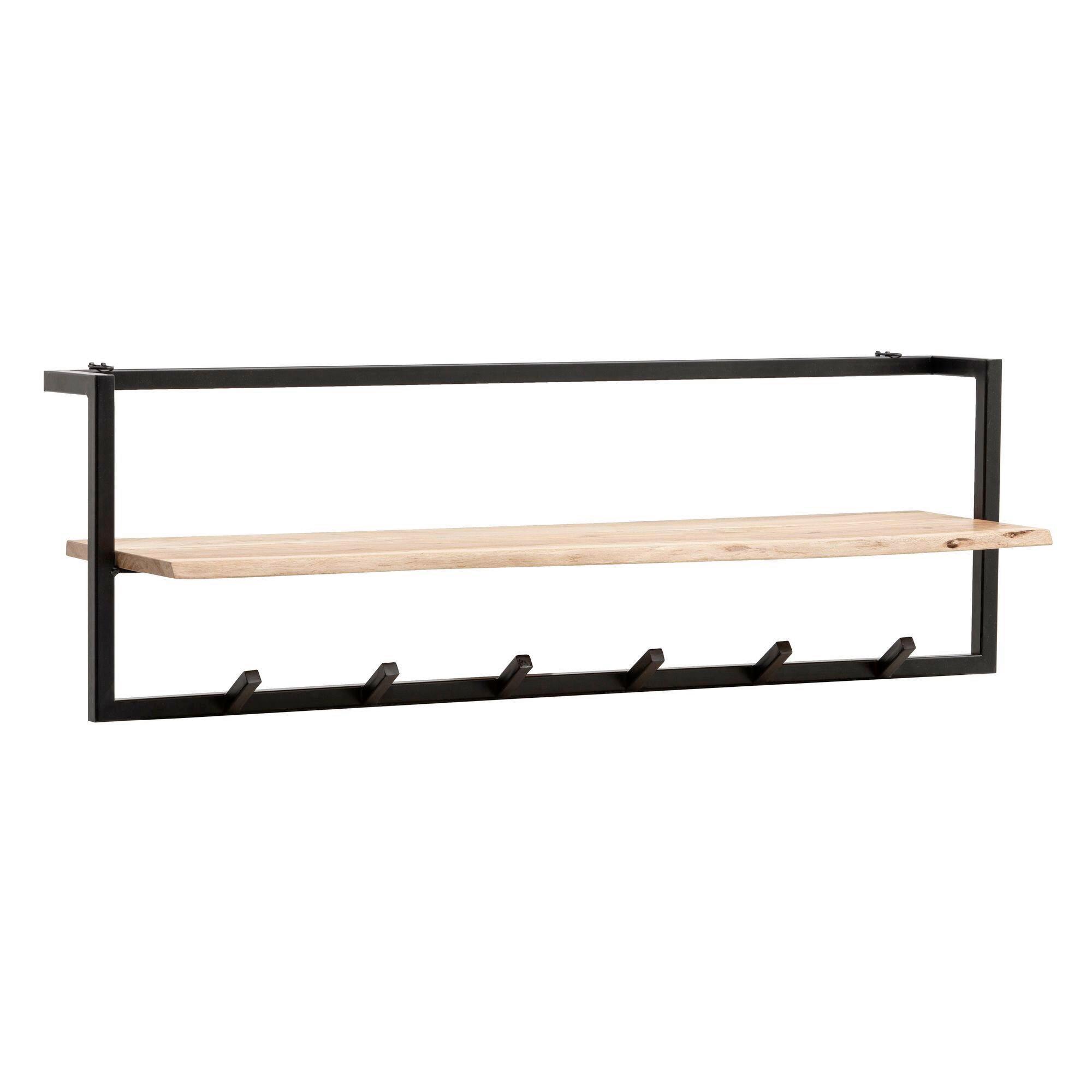 GARDEROBE Akaziefarben B: 100cm - Akaziefarben, Design, Holz (100/32/25cm) - Livetastic