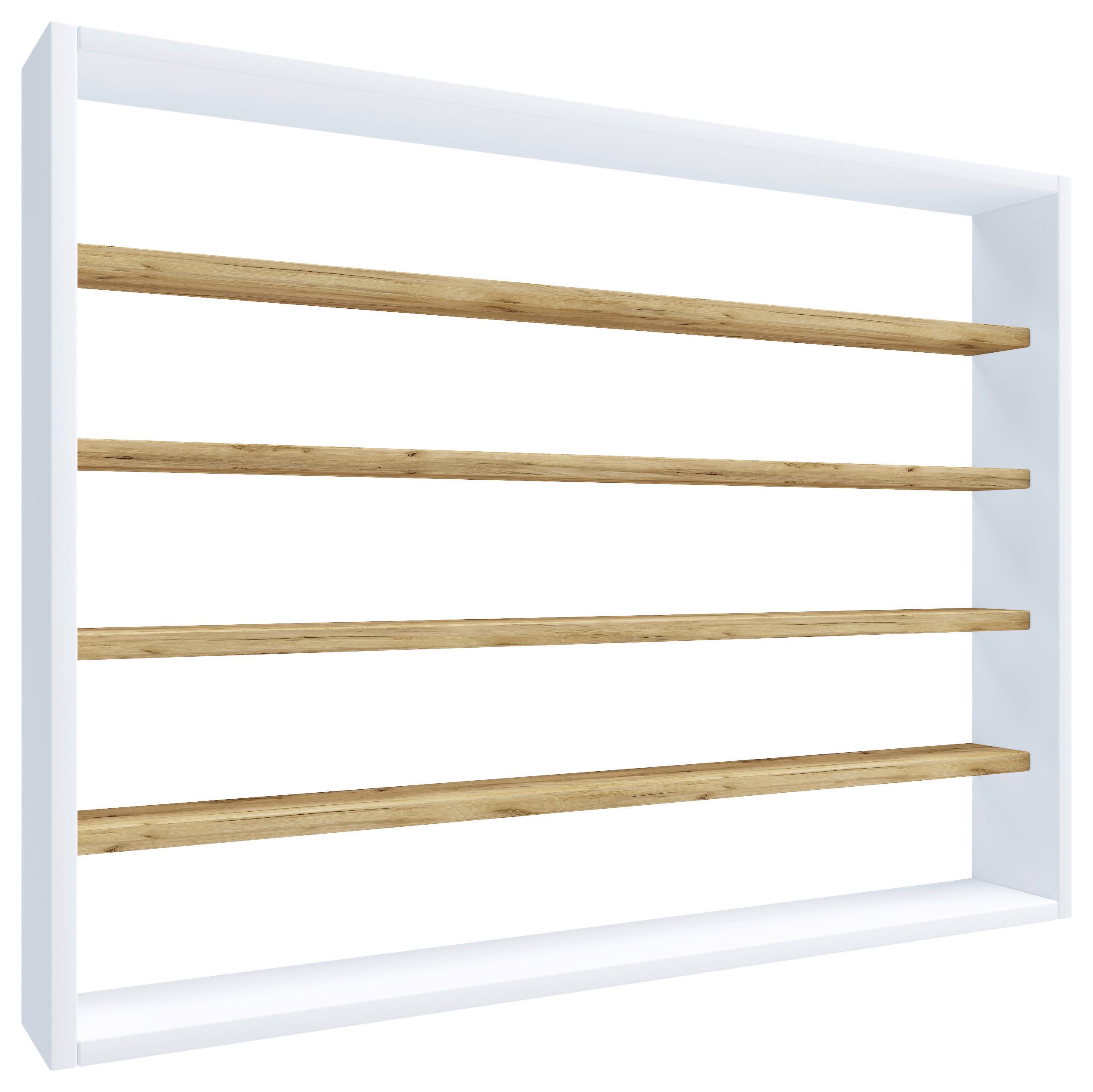 Küchenablage Esaldi Weiß, Honigeiche Dekor B:80cm - Honigeiche/Weiß, Basics, Holzwerkstoff (80/60/10cm) - MID.YOU