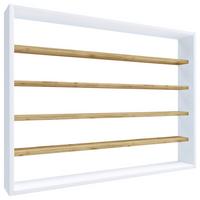 Küchenablage Esaldi Weiß, Honigeiche Dekor B:80cm - Honigeiche/Weiß, Basics, Holzwerkstoff (80/60/10cm) - MID.YOU