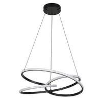 ZÁVESNÉ LED SVIETIDLO MOFER -AKT- - čierna, Modern, kov/plast (50/120cm) - Premium Living