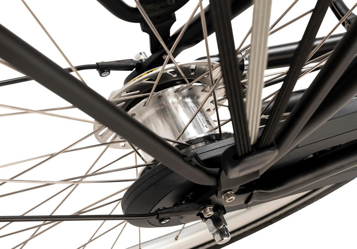 E-Bike City Damen Vogue Mestengo 28 Zoll , 7 Gänge - Schwarz, Basics, Metall (180/70/100cm)