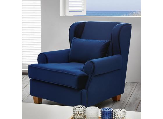 Tv Kreslo Matteo - modrá, Moderní, dřevo/textilie (86/86/90cm) - Mömax modern living Tv Kreslo Matteo - modrá, Moderní, dřevo/textilie (86/86/90cm) - Mömax modern living