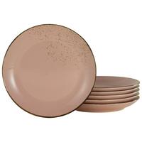 Speisetellerset Nature Collection 6--Teilig - Hellrosa, Trend, Keramik (27cm) - Creatable