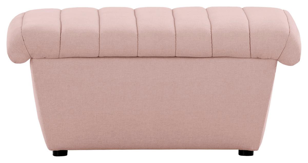 Hocker Looks Viii - Schwarz/Rosa, Design, Textil (90/43/105cm) - LOOKS by W.Joop