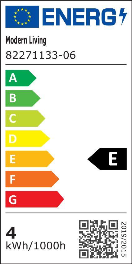 Led žárovka Multi, 3,8W, 4ks v balení - čiré, kov/sklo (4,5/7,6cm) - Modern Living