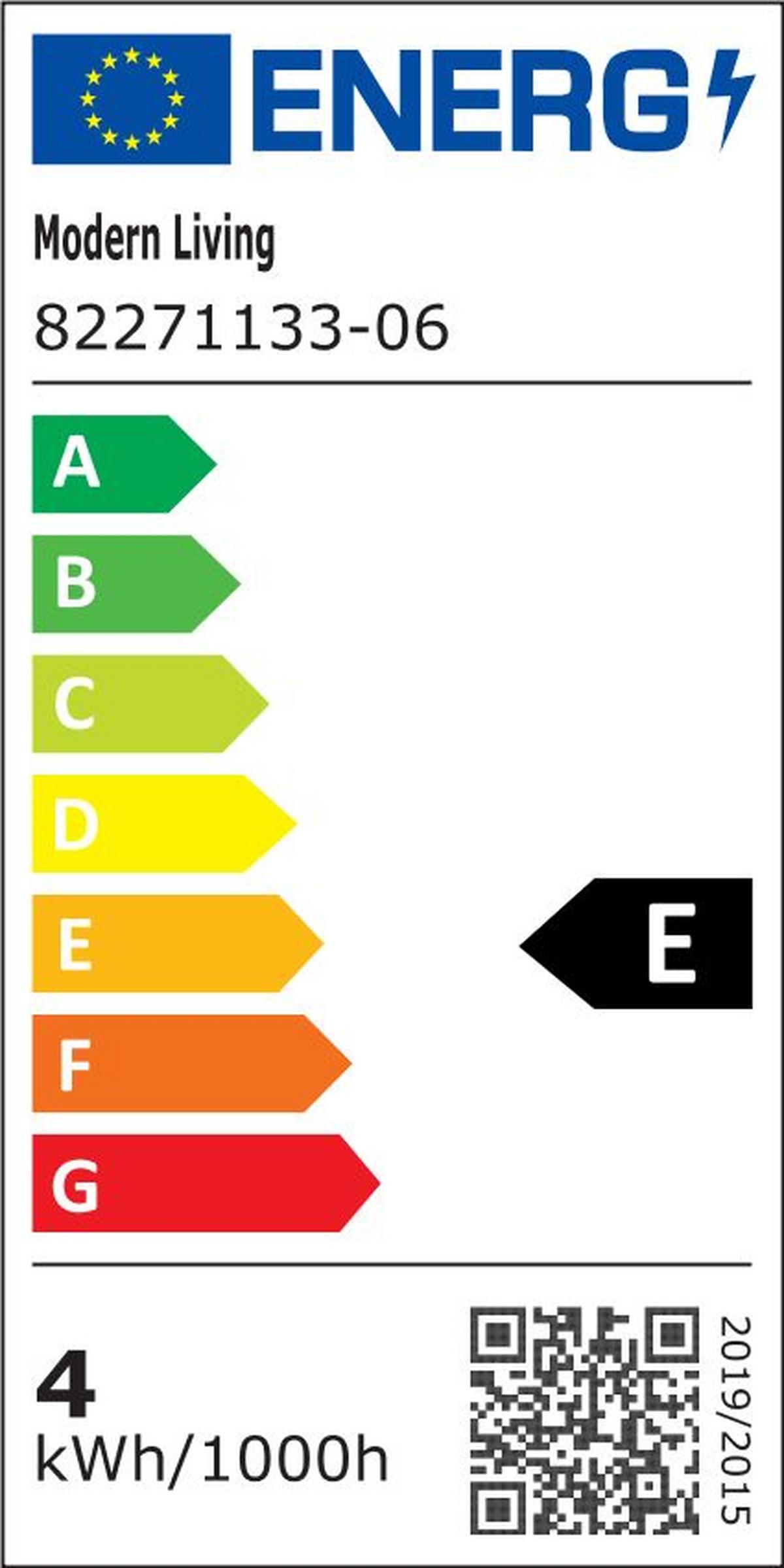 Led žiarovka Multi, 3,8W, 4ks v balení - číra, kov/sklo (4,5/7,6cm) - Modern Living