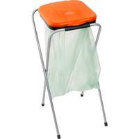 Müllsackständer Easy Fix 1 ca. 42/36/78cm - Orange/Grün, Kunststoff/Metall (42/36/78cm)
