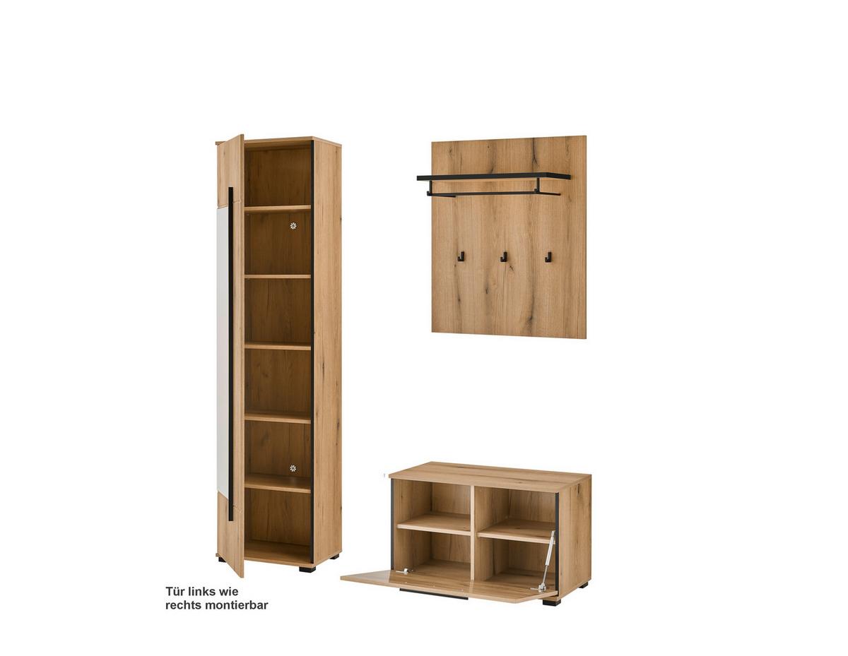 GARDEROBE Cantara Eichefarben B: 140cm - Eichefarben, MODERN, Holzwerkstoff (140/201/39cm) - MID.YOU