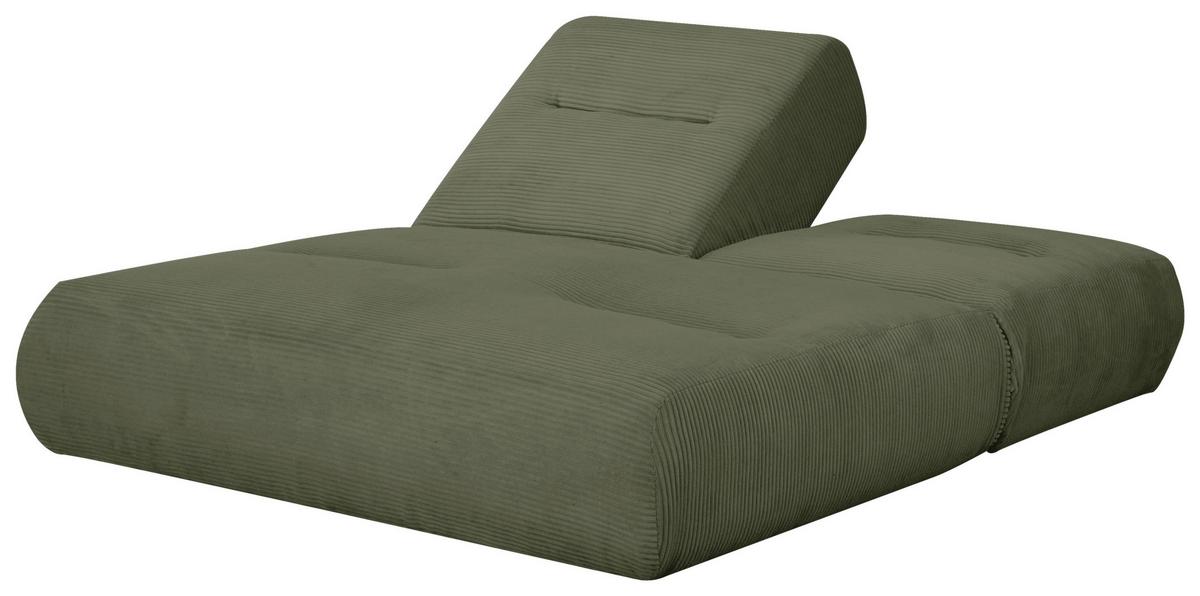 Schlafsofa Luna Olivgrün B: 159 Cm - Olivgrün, Design, Textil (159/88/160cm) - Livetastic