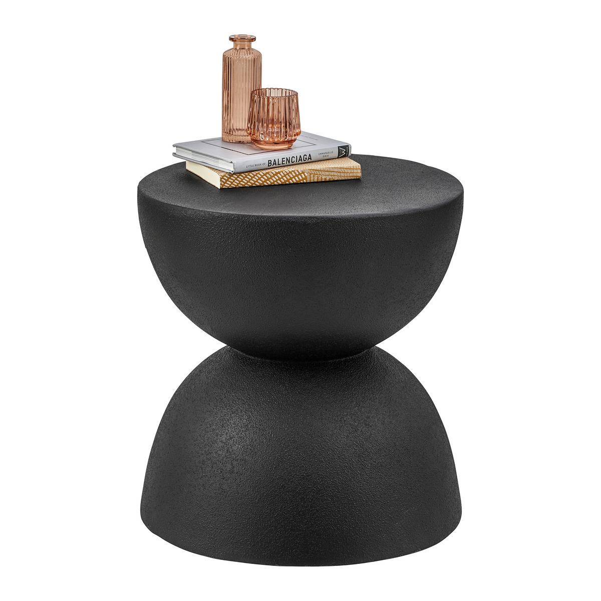 PRÍRUČNÝ STOLÍK TONDO -TREND- - čierna, Lifestyle (40/41cm) - Premium Living