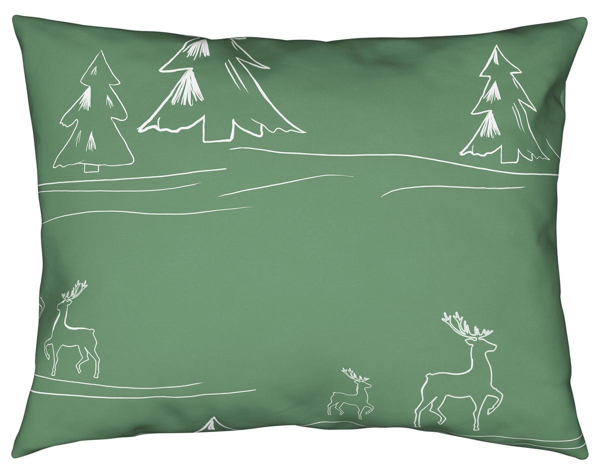 Bettwäsche Lappland - Grün, MODERN, Textil - Luca Bessoni