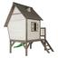 Domček Na Hranie Playhouse Cabin Xl - hnedá/tmavohnedá, Konvenčný, drevo (260/215/167cm) Domček Na Hranie Playhouse Cabin Xl - hnedá/tmavohnedá, Konvenčný, drevo (260/215/167cm)