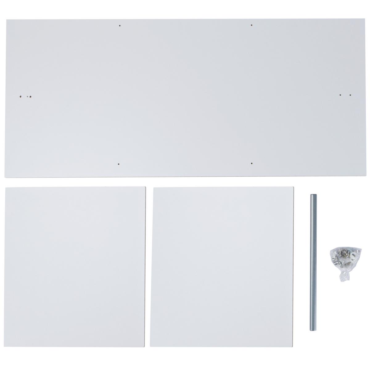 Inneneinteilung Connect, Weiß B: 55 Cm - Weiß, Design, Holzwerkstoff (55/121/3cm) - Livetastic