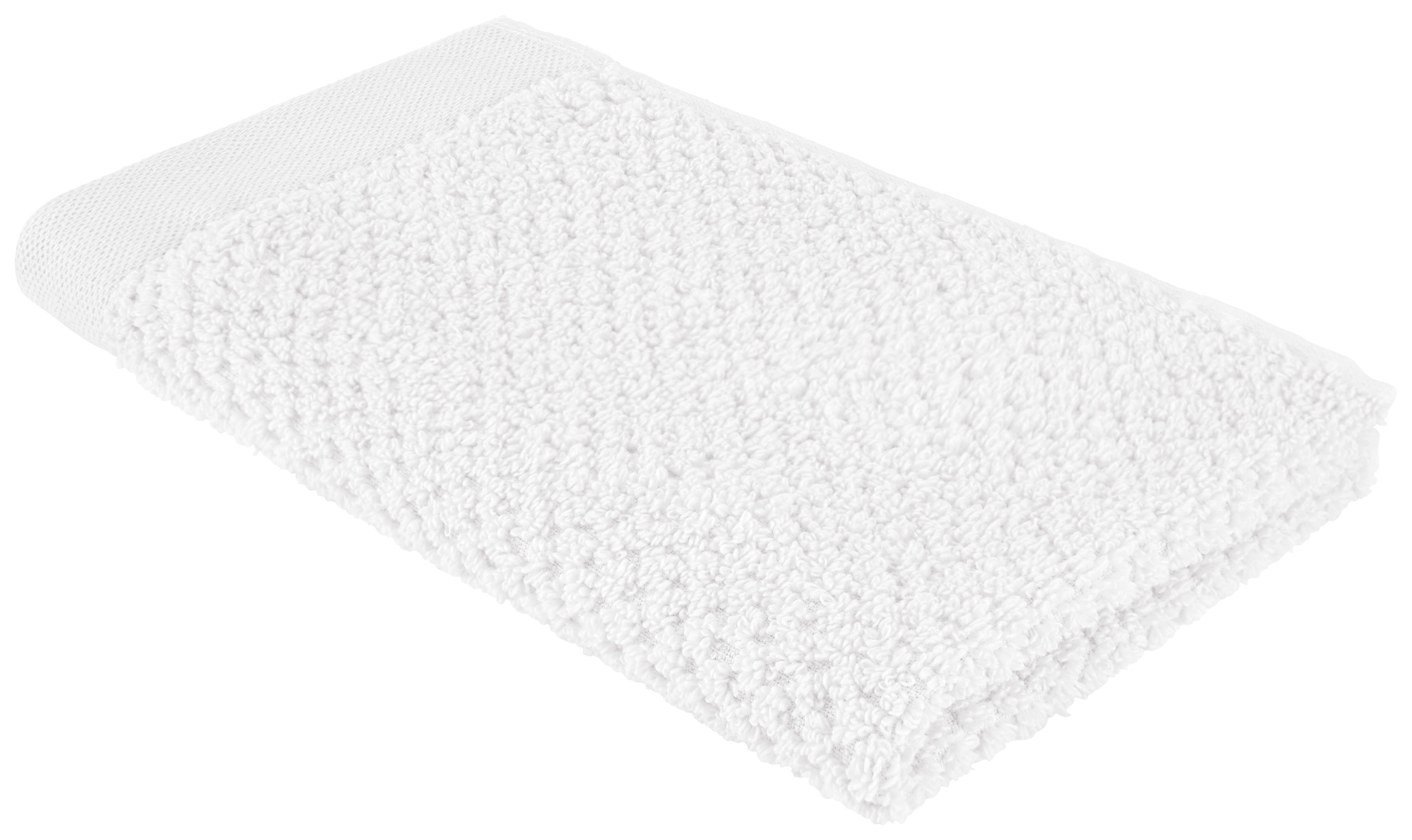 RUČNÍK PRO HOSTY Luise, 30/50cm, bílá - bílá, Konvenční, textil (30/50cm) - Modern Living