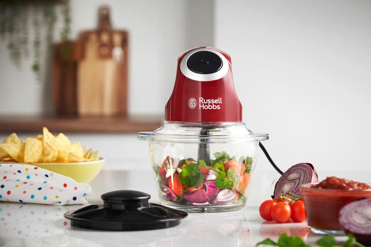 Universalmesser Desire - Rot/Schwarz, Basics, Kunststoff (15,8/23,1/18,4cm) - Russell Hobbs