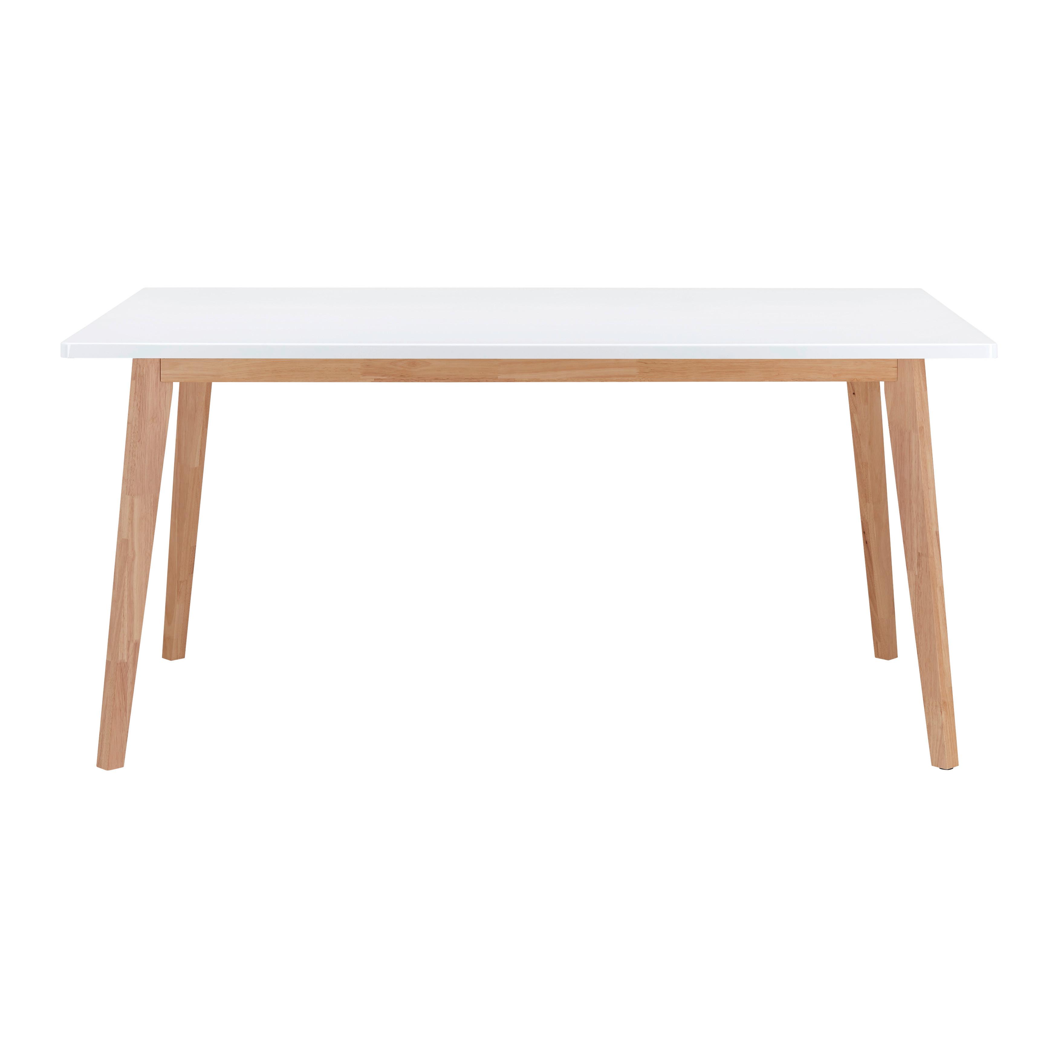 Jídelní Stůl Harry 160cm - bílá/barvy dubu, Moderní, dřevo (160/90/75cm) - Bessagi Home