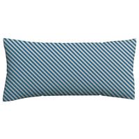 Kopfpolsterbezug Woven Satin Fade - Blau/Hellgrau, Basics, Textil (40/80cm) - Schlafgut