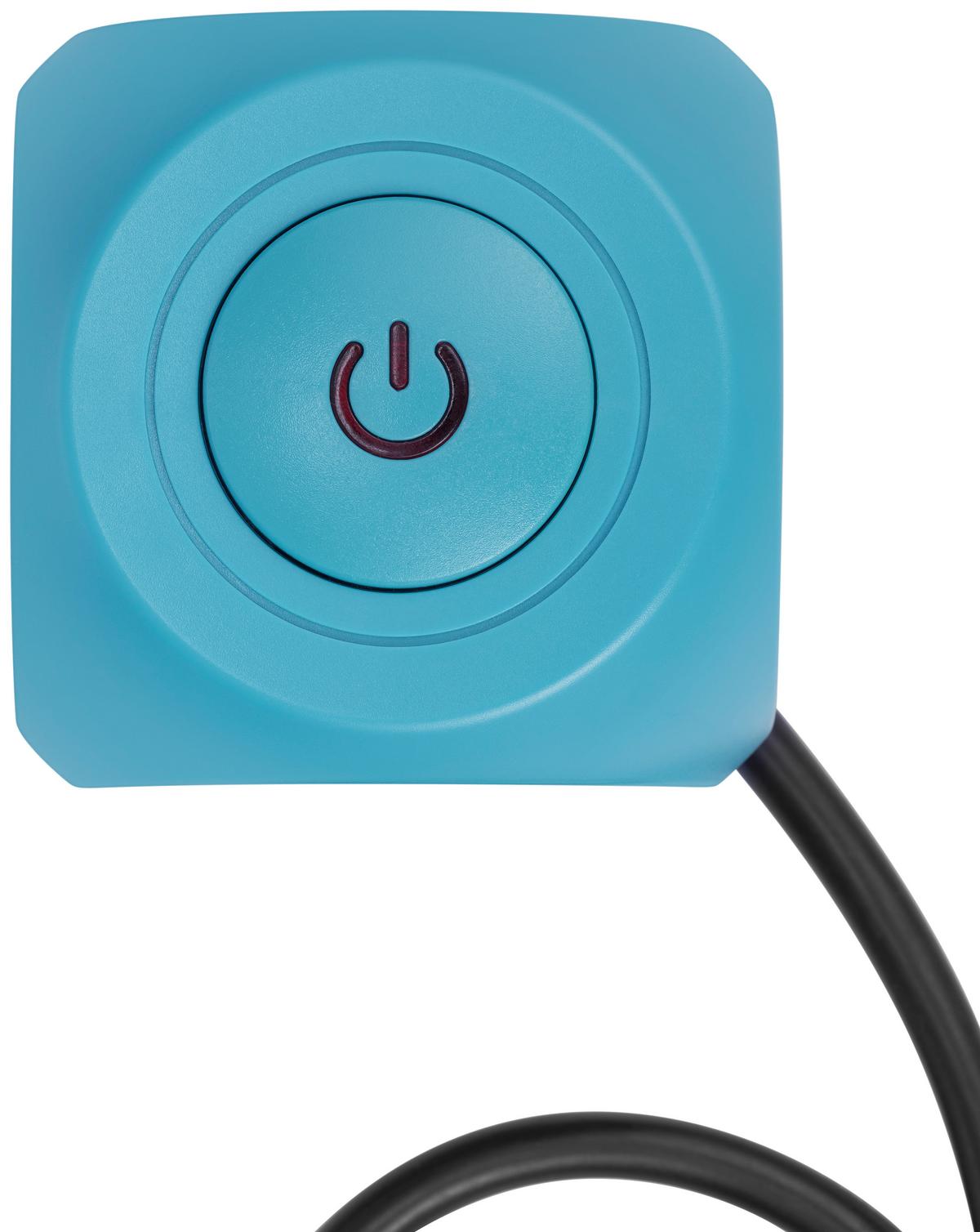 Multistecker Nua - Blau, Basics, Kunststoff/Metall (7,9/7,9/8,3cm) - Ondega