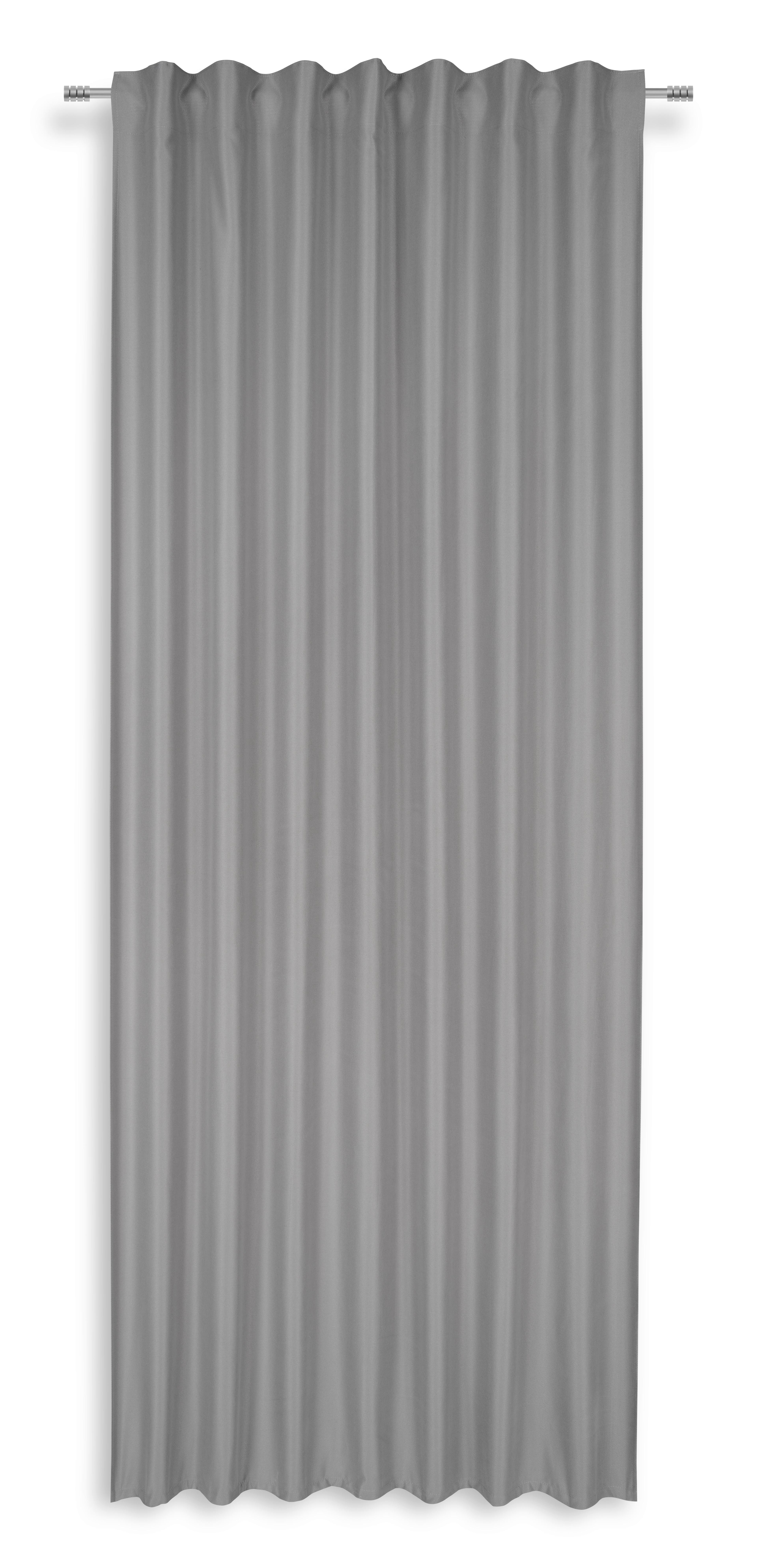 Vorhang mit Multifunktionsband Fiolina 140x245 cm Grau