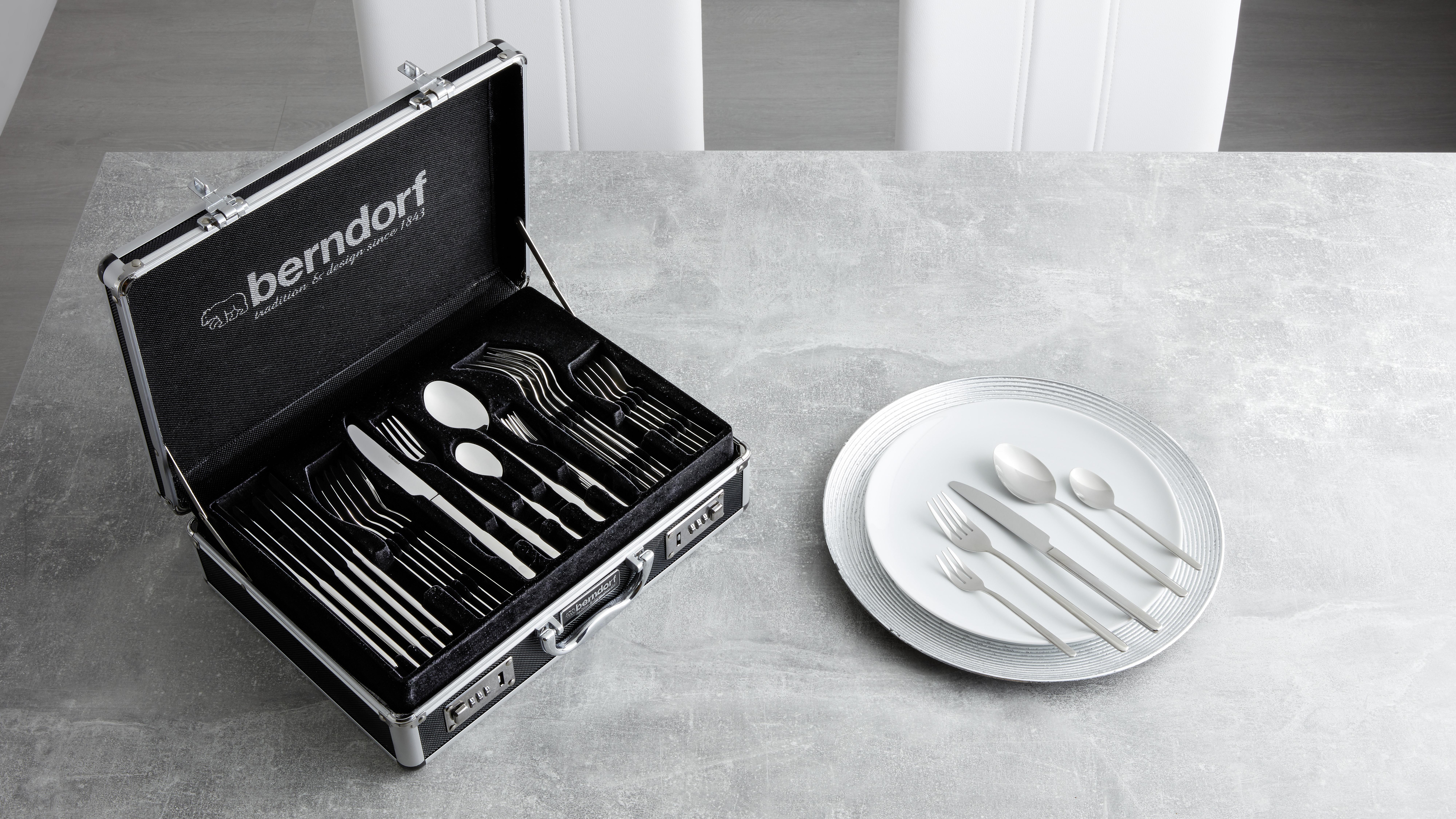 Besteckset 60-Teilig Toronto für 12 Personen - KONVENTIONELL, Metall (32,5/43,5/10,5cm) - Berndorf