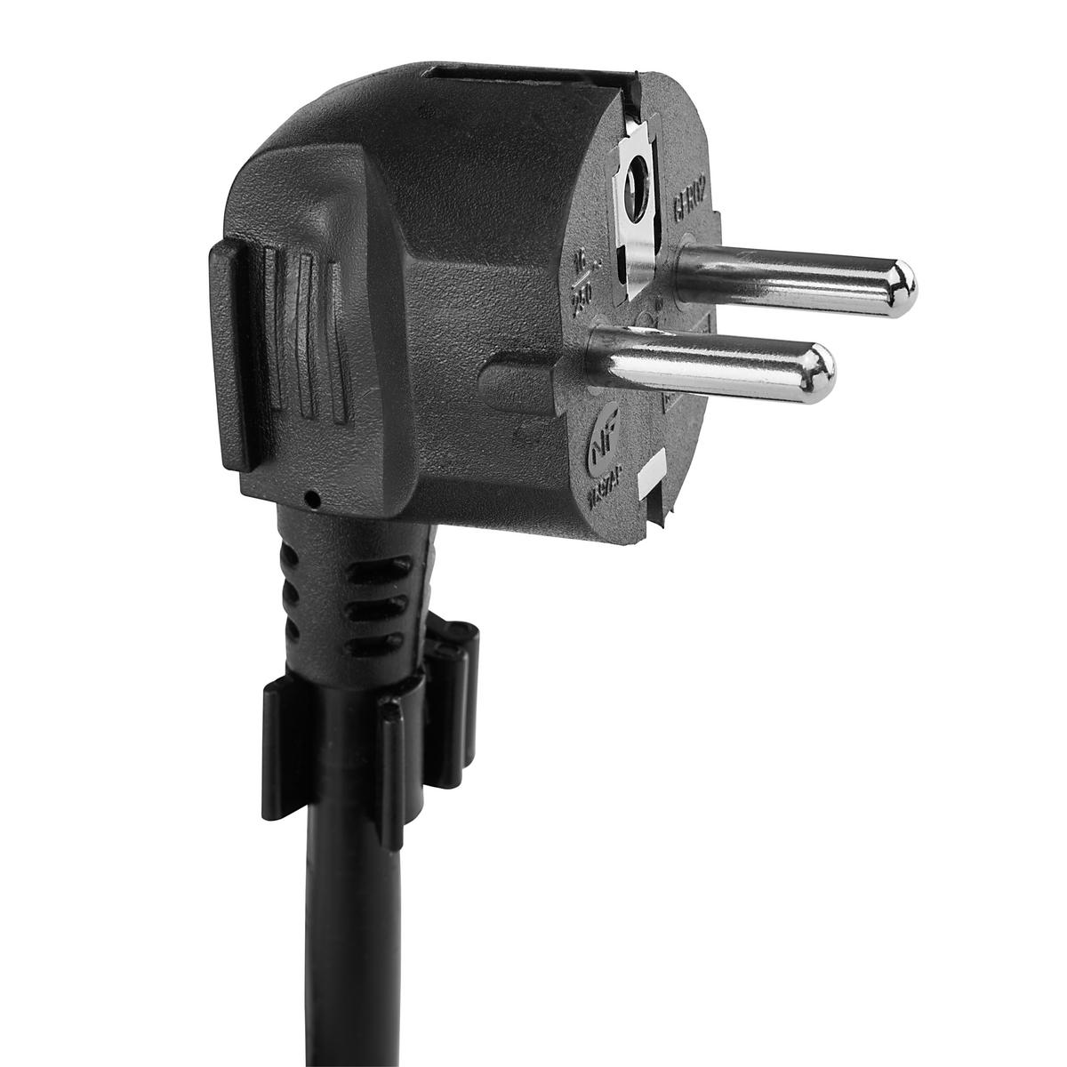 Kabeltrommel Albin 4 Steckdosen, 20 M Kabel - Schwarz/Grau, KONVENTIONELL, Kunststoff (23,5/18,8/32cm) - Homezone