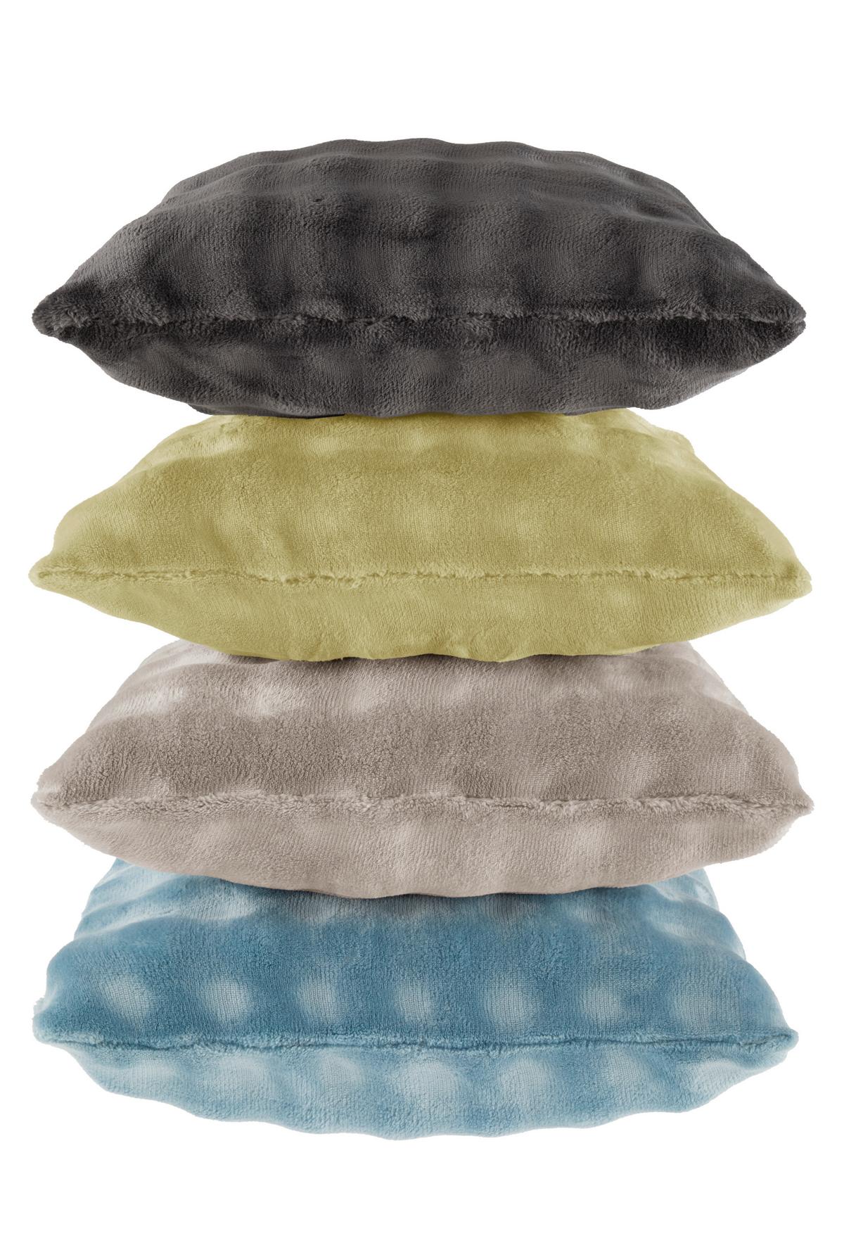 Zierkissen Elisabetha - Anthrazit, MODERN, Textil (45/45cm) - Luca Bessoni