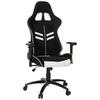 Gamingstuhl League Pro I Schwarz/weiß - Schwarz/Weiß, MODERN, Kunststoff/Textil (72/138/63cm) - MID.YOU