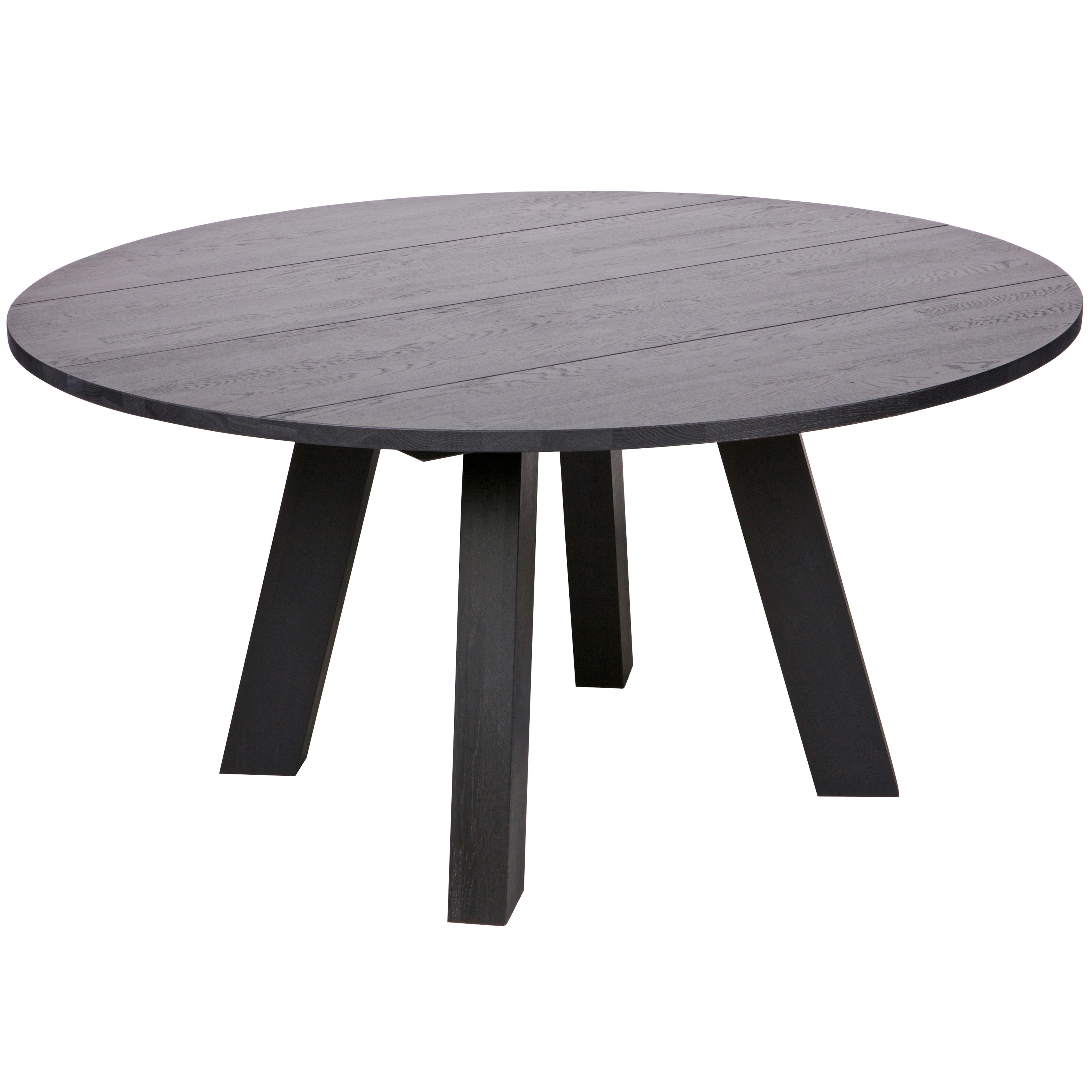 ESSTISCH Rhonda Schwarz L: 150cm - Schwarz, MODERN, Holz (150/150/75cm) - Livetastic